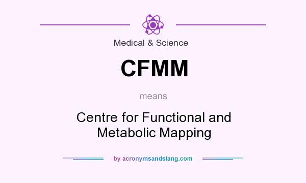 What does CFMM mean? It stands for Centre for Functional and Metabolic Mapping