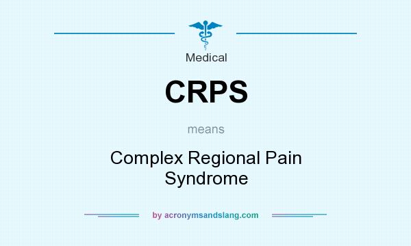 What does CRPS mean? It stands for Complex Regional Pain Syndrome