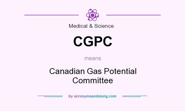 What does CGPC mean? It stands for Canadian Gas Potential Committee