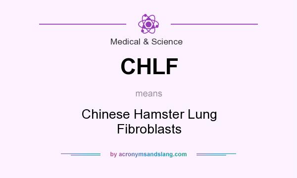 What does CHLF mean? It stands for Chinese Hamster Lung Fibroblasts