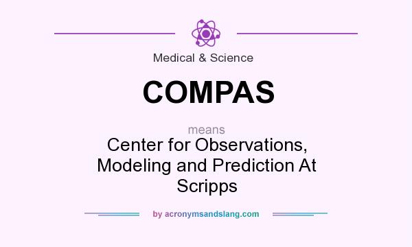 What does COMPAS mean? It stands for Center for Observations, Modeling and Prediction At Scripps