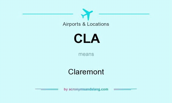 What does CLA mean? It stands for Claremont