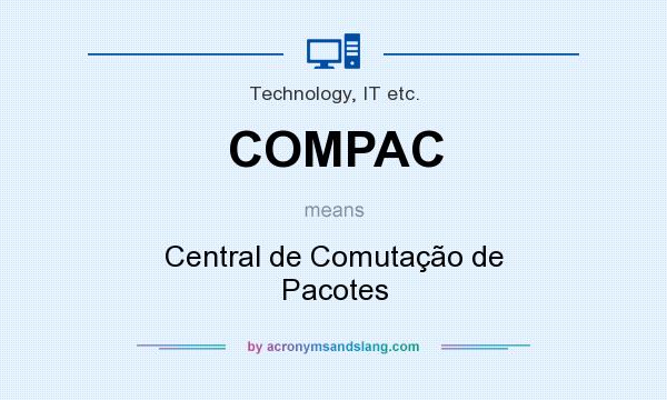 What does COMPAC mean? It stands for Central de Comutação de Pacotes