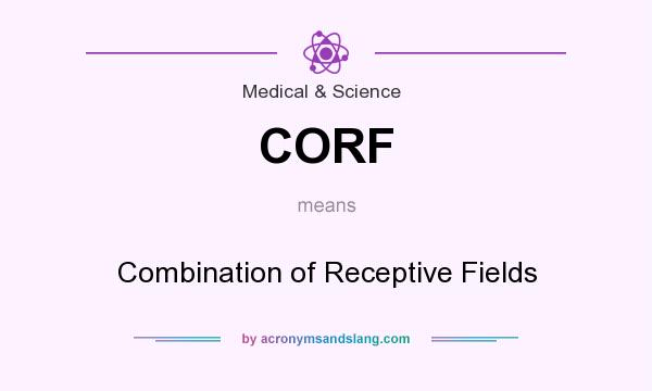 What does CORF mean? It stands for Combination of Receptive Fields