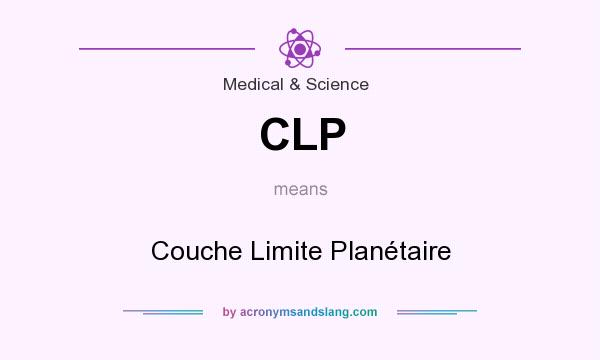 What does CLP mean? It stands for Couche Limite Planétaire