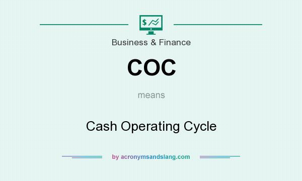 What does COC mean? It stands for Cash Operating Cycle