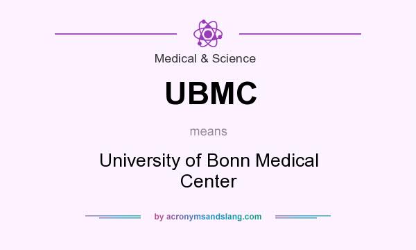 What does UBMC mean? It stands for University of Bonn Medical Center