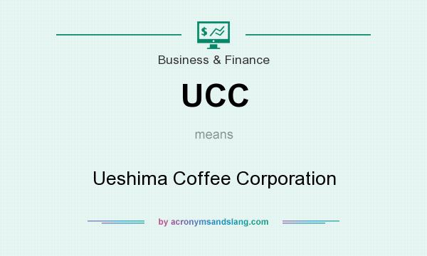 What does UCC mean? It stands for Ueshima Coffee Corporation
