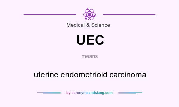 What does UEC mean? It stands for uterine endometrioid carcinoma