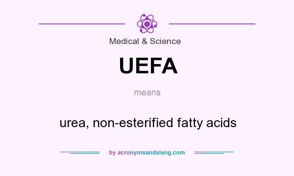 What does UEFA mean? It stands for urea, non-esterified fatty acids
