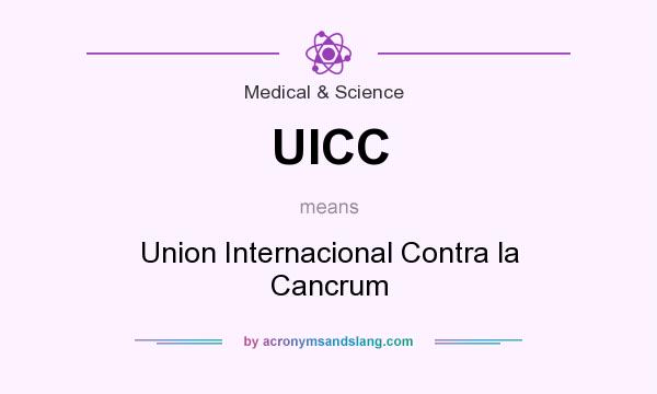 What does UICC mean? It stands for Union Internacional Contra la Cancrum