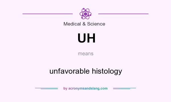 What does UH mean? It stands for unfavorable histology