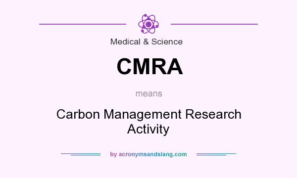 What does CMRA mean? It stands for Carbon Management Research Activity