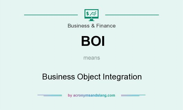 What does BOI mean? It stands for Business Object Integration