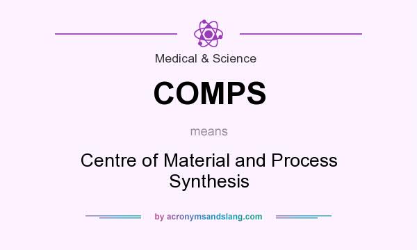 What does COMPS mean? It stands for Centre of Material and Process Synthesis