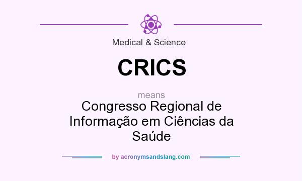What does CRICS mean? It stands for Congresso Regional de Informação em Ciências da Saúde