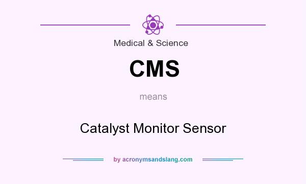 What does CMS mean? It stands for Catalyst Monitor Sensor