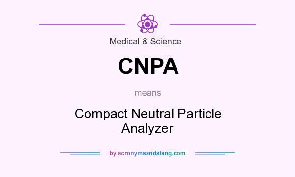 What does CNPA mean? It stands for Compact Neutral Particle Analyzer
