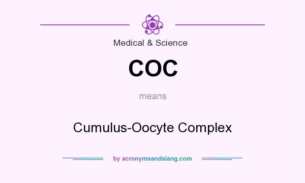 What does COC mean? It stands for Cumulus-Oocyte Complex