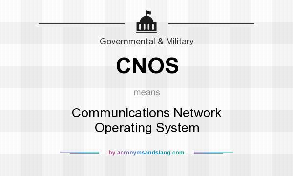 What does CNOS mean? It stands for Communications Network Operating System