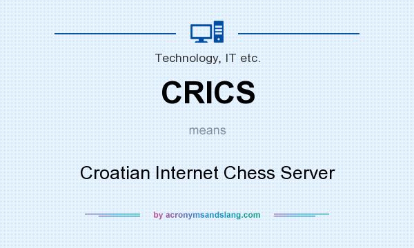 What does CRICS mean? It stands for Croatian Internet Chess Server