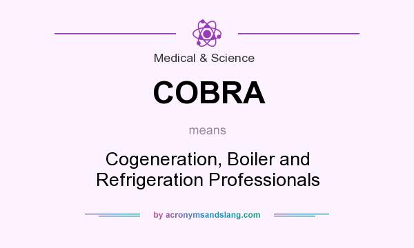 What does COBRA mean? It stands for Cogeneration, Boiler and Refrigeration Professionals