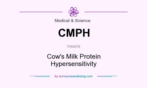 What does CMPH mean? It stands for Cow`s Milk Protein Hypersensitivity