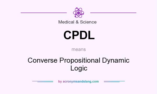 What does CPDL mean? It stands for Converse Propositional Dynamic Logic