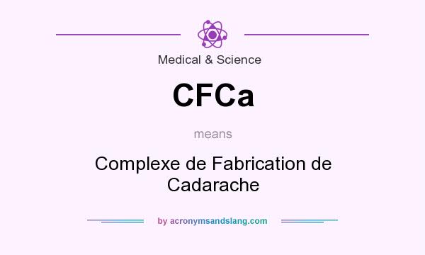 What does CFCa mean? It stands for Complexe de Fabrication de Cadarache