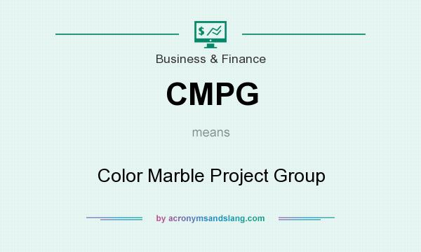 What does CMPG mean? It stands for Color Marble Project Group