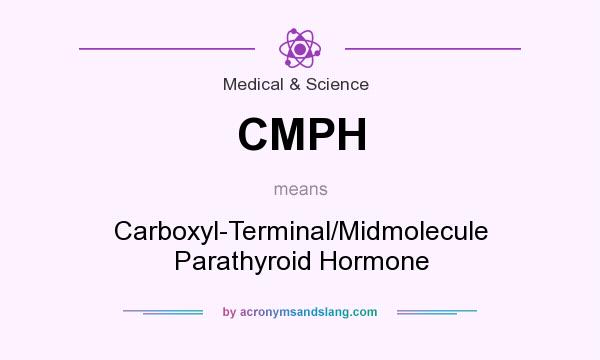 What does CMPH mean? It stands for Carboxyl-Terminal/Midmolecule Parathyroid Hormone