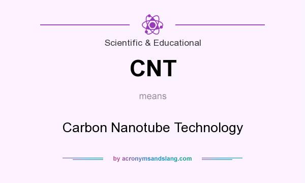 What does CNT mean? It stands for Carbon Nanotube Technology