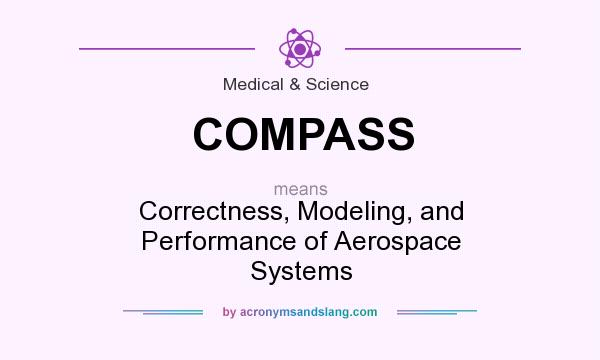 What does COMPASS mean? It stands for Correctness, Modeling, and Performance of Aerospace Systems