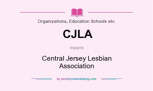 What does CJLA mean? It stands for Central Jersey Lesbian Association