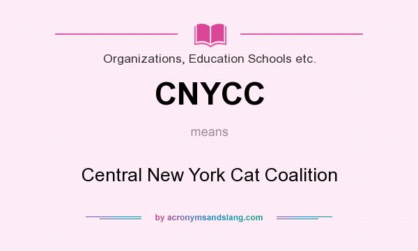 What does CNYCC mean? It stands for Central New York Cat Coalition