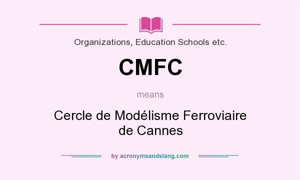 What does CMFC mean? It stands for Cercle de Modélisme Ferroviaire de Cannes
