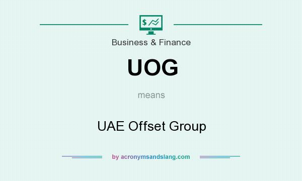 What does UOG mean? It stands for UAE Offset Group