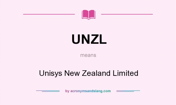 What does UNZL mean? It stands for Unisys New Zealand Limited