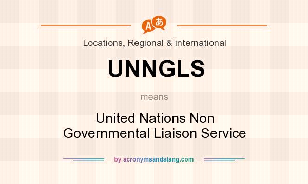 What does UNNGLS mean? It stands for United Nations Non Governmental Liaison Service