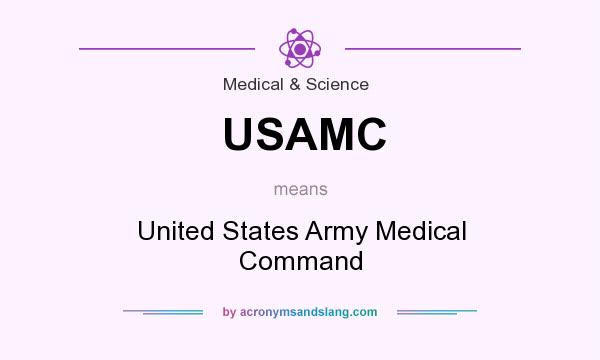 What does USAMC mean? It stands for United States Army Medical Command