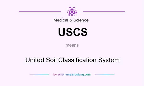 What does USCS mean? It stands for United Soil Classification System