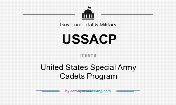 What does USSACP mean? It stands for United States Special Army Cadets Program