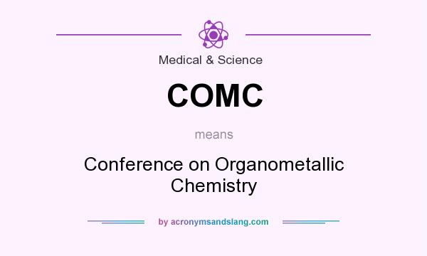 What does COMC mean? It stands for Conference on Organometallic Chemistry