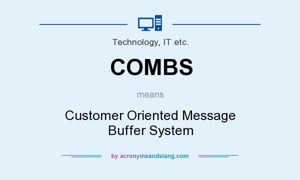 What does COMBS mean? It stands for Customer Oriented Message Buffer System