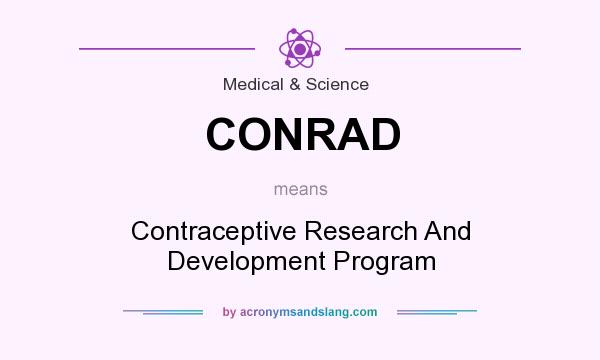 What does CONRAD mean? It stands for Contraceptive Research And Development Program