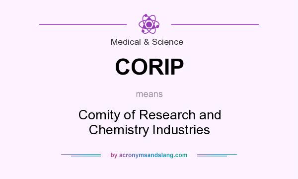 What does CORIP mean? It stands for Comity of Research and Chemistry Industries