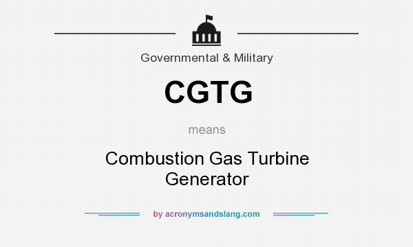 What does CGTG mean? It stands for Combustion Gas Turbine Generator