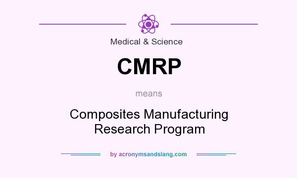 What does CMRP mean? It stands for Composites Manufacturing Research Program