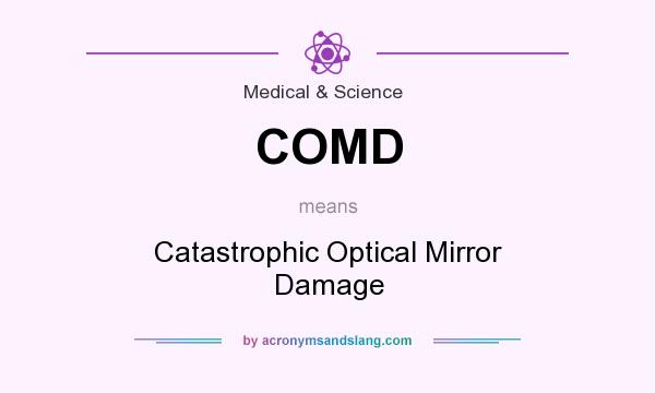 What does COMD mean? It stands for Catastrophic Optical Mirror Damage