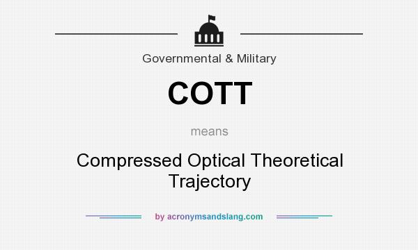 What does COTT mean? It stands for Compressed Optical Theoretical Trajectory